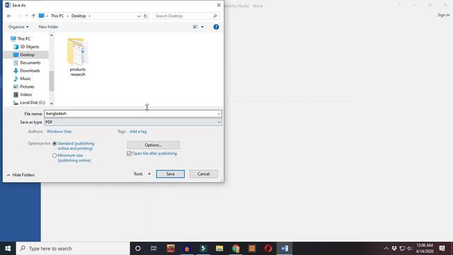 How To Convert Word To PDF Bangla 2020 || Word Excel To PDF смотреть онлайн