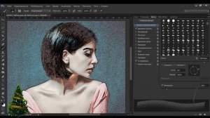 Как сделать рисунок из фото в Фотошоп. Имитация рисунка