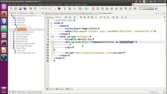 JAVA - #8 - Integrando o JAVA com o AngularJS (Frontend + Backend) - Parte 1 - Português BR смотреть онлайн