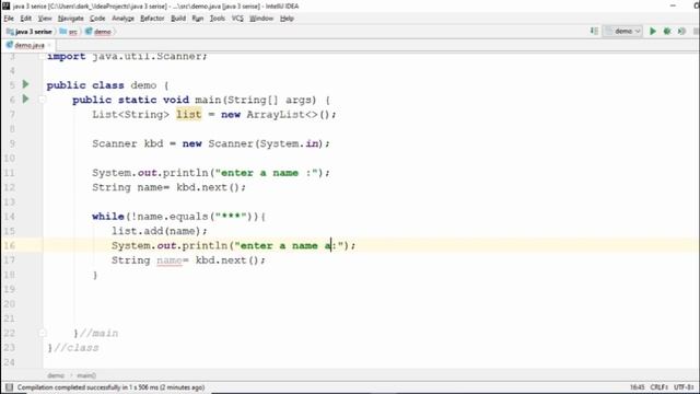 Arraylist question two - part one java3 (Arabic) смотреть онлайн