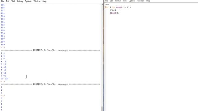 python for range смотреть онлайн