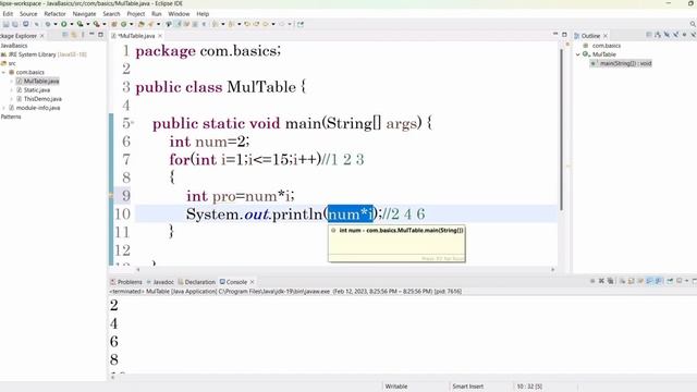 multiplication table in java | how to print multiplication table in java | malayalam | Code eureka смотреть онлайн