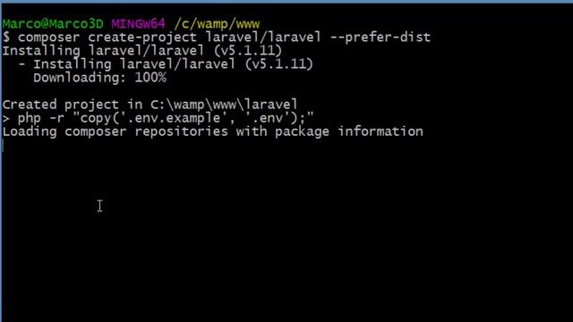 Instalación de Laravel 5.1 en Windows y hosts virtuales смотреть онлайн