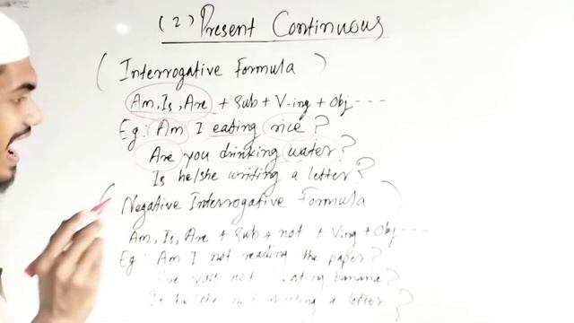 English Grammar Part (13)||2. Present Continuous Tense||Interrogative and Negative interrogative смотреть онлайн