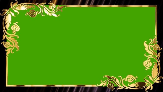 Gold Frame Wedding Green Screen Video Effect HD смотреть онлайн