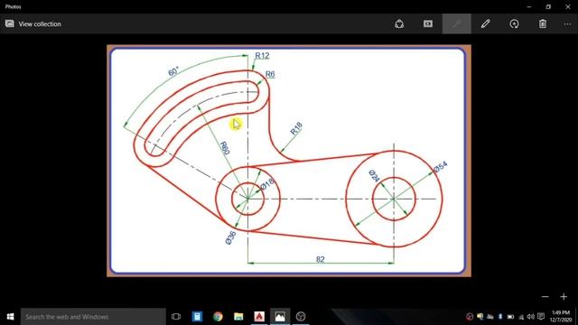AutoCAD 2D Drawing II (Exercise # 6) In Hindi Machine Structure Drawing II Specially For Beginners. смотреть онлайн