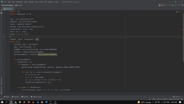 Gesture Based Drag and Drop | Computer Vision смотреть онлайн