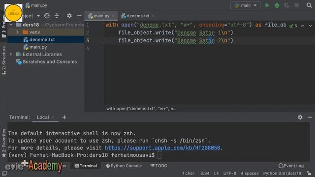 CBİLAB'DAN PYTHON DERSLERİ 18 : Dosyalar смотреть онлайн