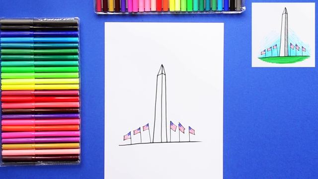 How to draw the Washington Monument смотреть онлайн