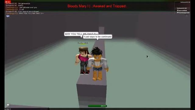 Roblox, Bloody mary, awaked and trapped! part 3 смотреть онлайн