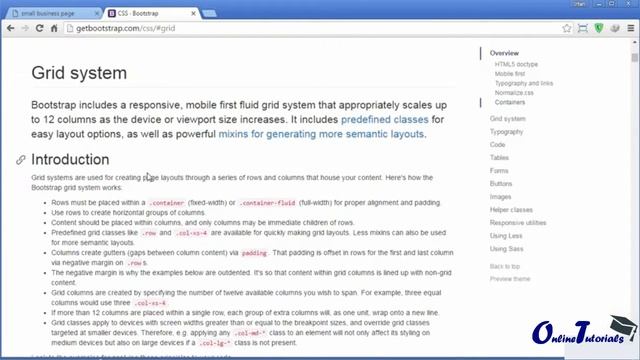 Bootstrap Grid System Lecture 22 смотреть онлайн