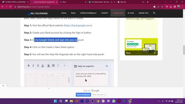 USE GOOGLE BARD WITH GOOGLE SHEETS 2023 (FULL GUIDE) смотреть онлайн