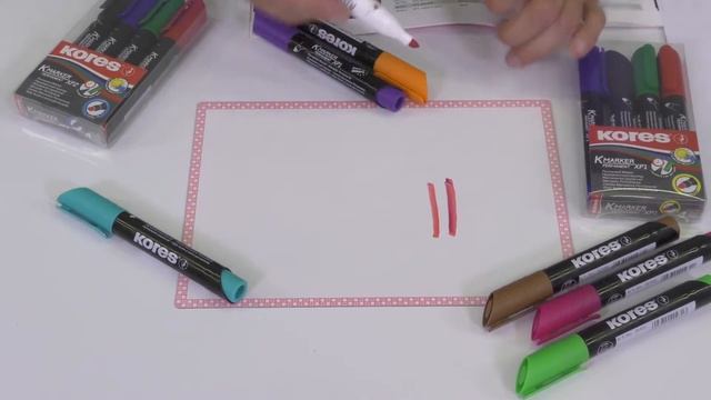 Перманентные маркеры KORES в оригинальном дизайне смотреть онлайн