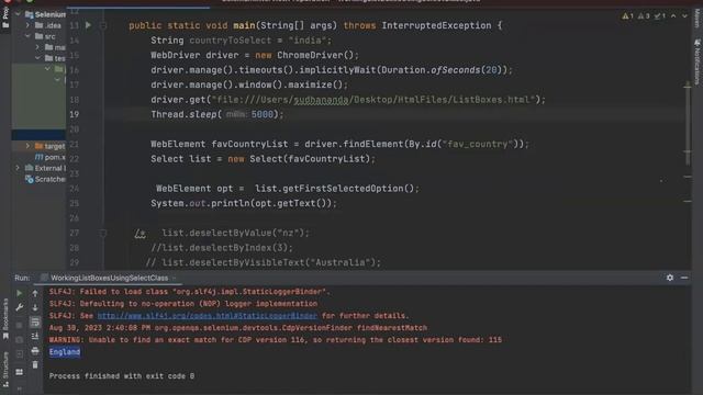 Select Class in Selenium full explanation - Part 2 смотреть онлайн