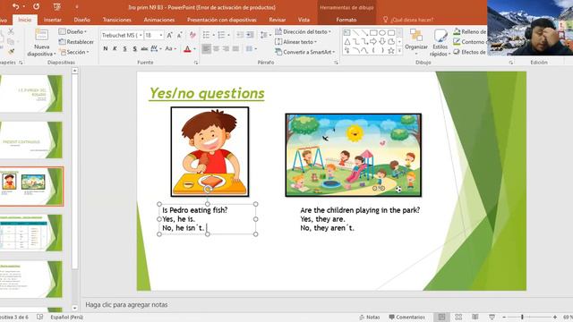 video de la clase 3 prim present continuous yes no questions смотреть онлайн