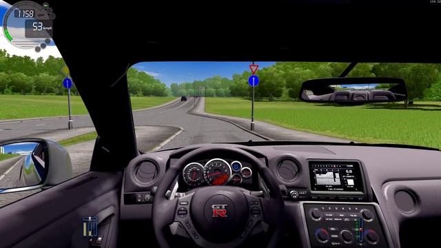 City Car Driving 1.5.2 & 1.5.3 - Nissan GT-R R35 2015 | + Download [LINK] | 1080p & 60FPS смотреть онлайн