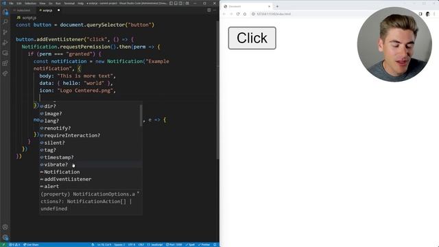 How To Send Push Notifications With JavaScript смотреть онлайн