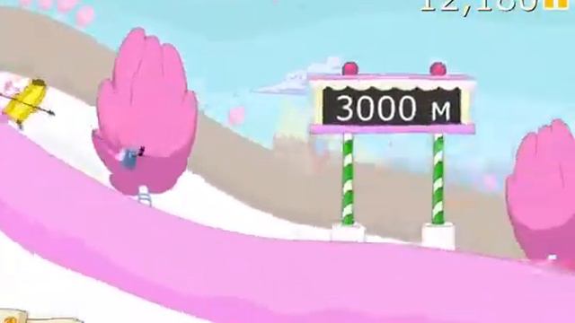 Ski Safari: Adventure Time ios iphone gameplay смотреть онлайн