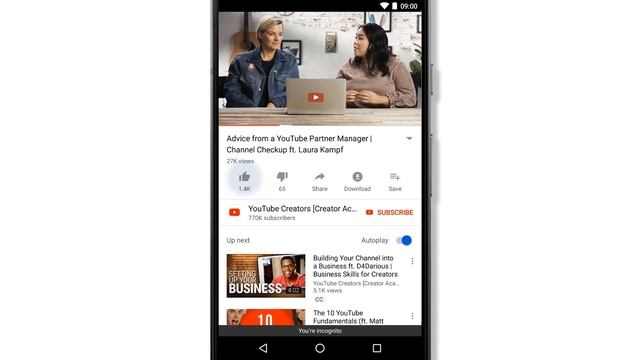 Go Incognito on Android! ?| Pro Tips from TeamYouTube смотреть онлайн