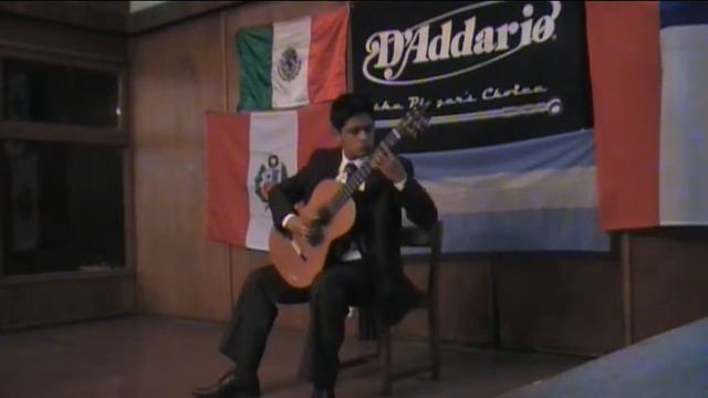 9º Concurso Cesar Cortinas: Final Guitarra sola 04 Omar Nicho (Perú) смотреть онлайн