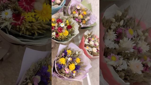 Букеты из сухоцветов смотреть онлайн