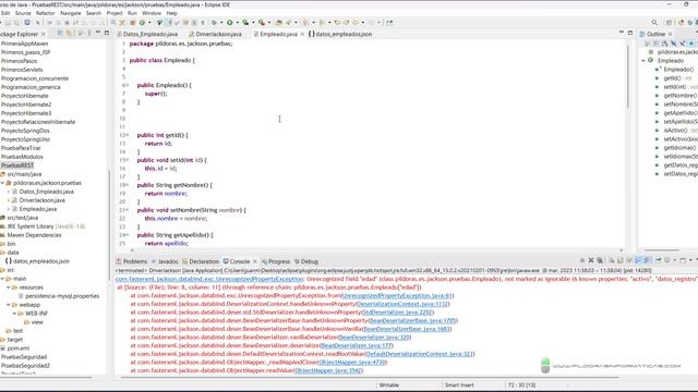 Curso Spring. REST IV. JSON Data Binding III. Vídeo 111 смотреть онлайн