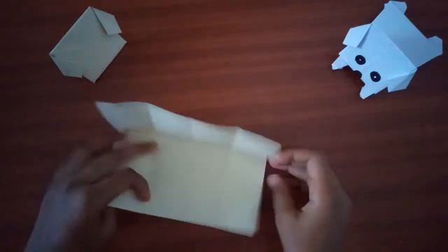 Jak skládat psa z papíru | Pes z papíru | Skládání papíru | Origami pro děti | Návod na origami psa смотреть онлайн