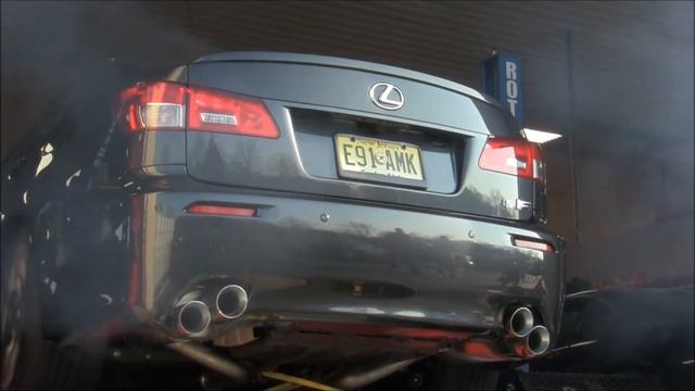 2011 Lexus IS-F Dyno - ISS Forged DES Exhaust смотреть онлайн
