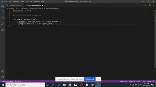Algorand Teal smart Contract смотреть онлайн