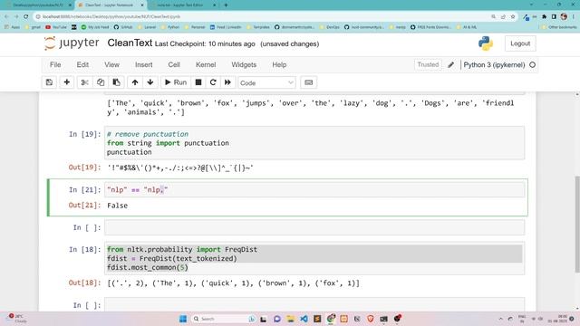 NLP Text Preprocessing Tutorial in Python for Beginners | NLTK | HINDI смотреть онлайн
