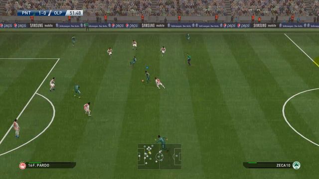 Panathinaikos FC vs Olympiacos FC, Apostolos Nikolaidis Stadium, PES 2016, PRO EVOLUTION SOCCER 201 смотреть онлайн