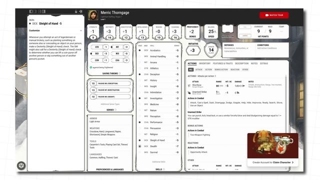 How to Use Your Dungeons & Dragons Character Sheet | D&D Beyond смотреть онлайн
