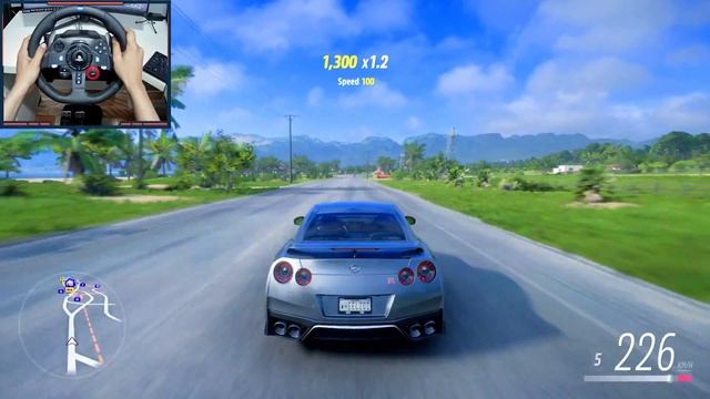 Nissan GT-R R35 - Forza Horizon 5 | Logitech g29 Gameplay смотреть онлайн
