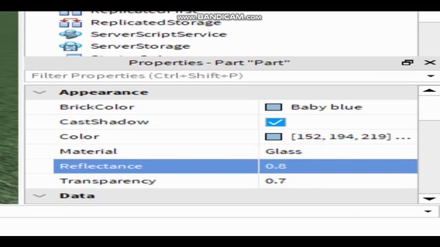 How to make a transparency part / ROBLOX Studio смотреть онлайн