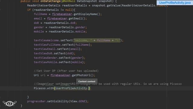 #19 Fetch Image from Firebase Cloud Storage and Set Profile Picture | Login and Register Android Ap смотреть онлайн