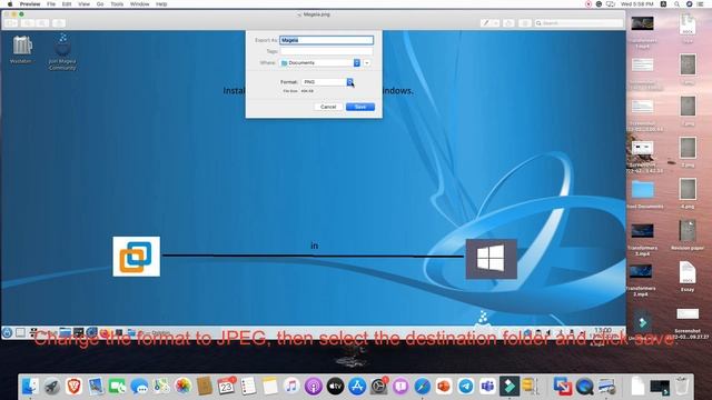 How to convert PNG to JPG in macOS смотреть онлайн