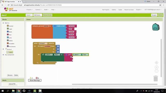 App Invertor - Ders 7 смотреть онлайн