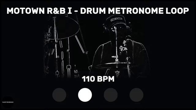 Motown R&B I | Drum Metronome Loop | 110 BPM смотреть онлайн