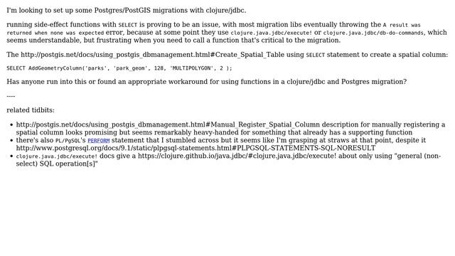 Databases: Using SELECT to call a function in a jdbc migration смотреть онлайн