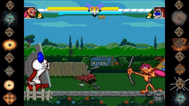 Ren (John Kricfalusi) vs Stimpy (John Kricfalusi) - Ultimate Mugen Fight 2016 смотреть онлайн