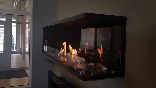 Угловой Встраиваемый автоматический биокамин с доставкой от производителя | SappFire смотреть онлайн