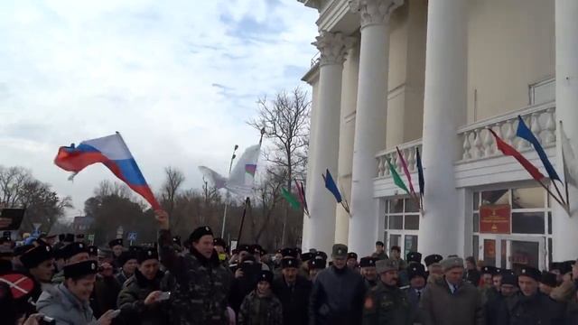 Казаки Таманского отдела в Темрюке против турок