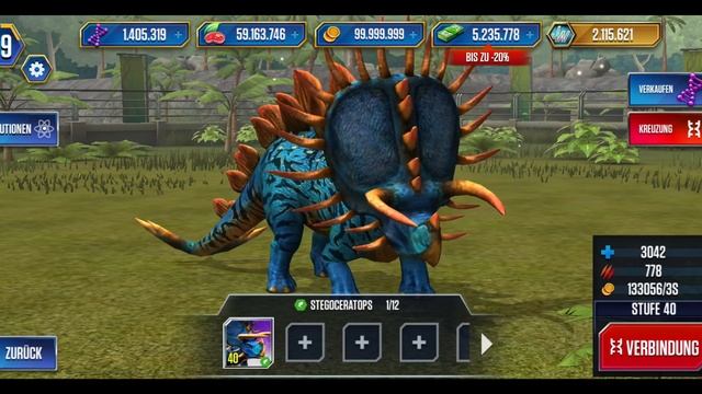 Jurassic World the Game | Stegoceratops Lvl 40 смотреть онлайн