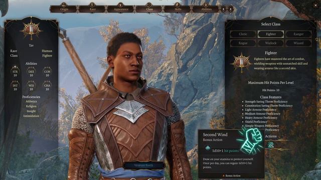 Baldurs Gate 3 Early Access - Class The Fighter at Character creation смотреть онлайн
