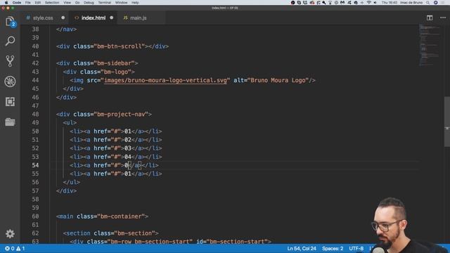 P.01 - Ep.05 | Code My UI - Fazendo a Sidebar e Lista de Navegação смотреть онлайн