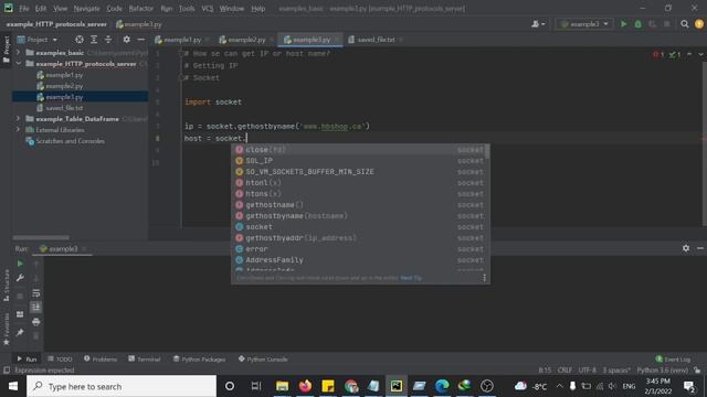 How we can get IP or Host name using python? getting IP + Socket programming - example 120 смотреть онлайн