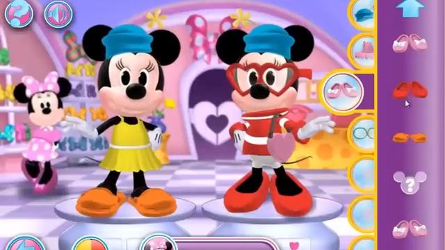 Mickey Mouse Clubhouse Playhouse - Disney Minnie's Bow Dazzling Fashions - Minnie Fashion Games