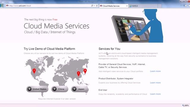ACTi Cloud Media Services Introduction Video смотреть онлайн