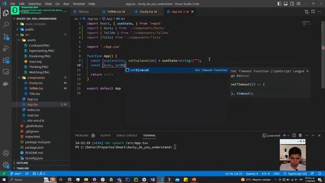 Explícale tú código a un patito - React -Introducción al modelo de programación front-end смотреть онлайн